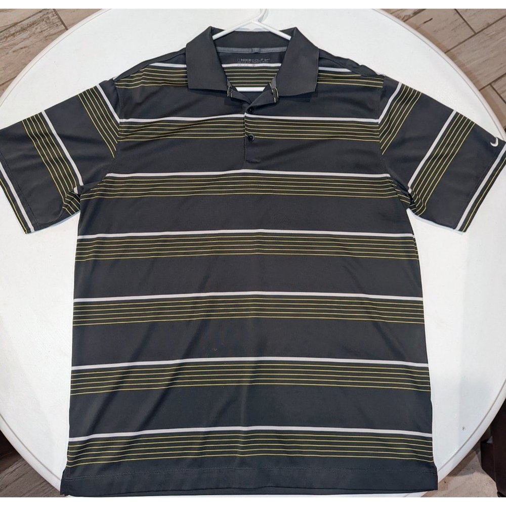 Nike Golf Dri-Fit Polo Shirt Men's L DriFit